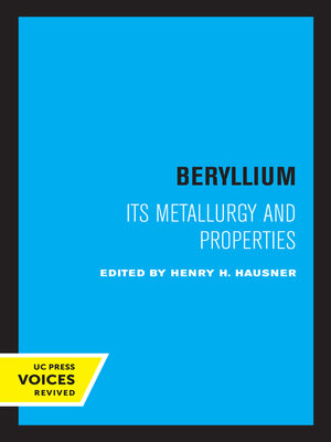cover image of Beryllium